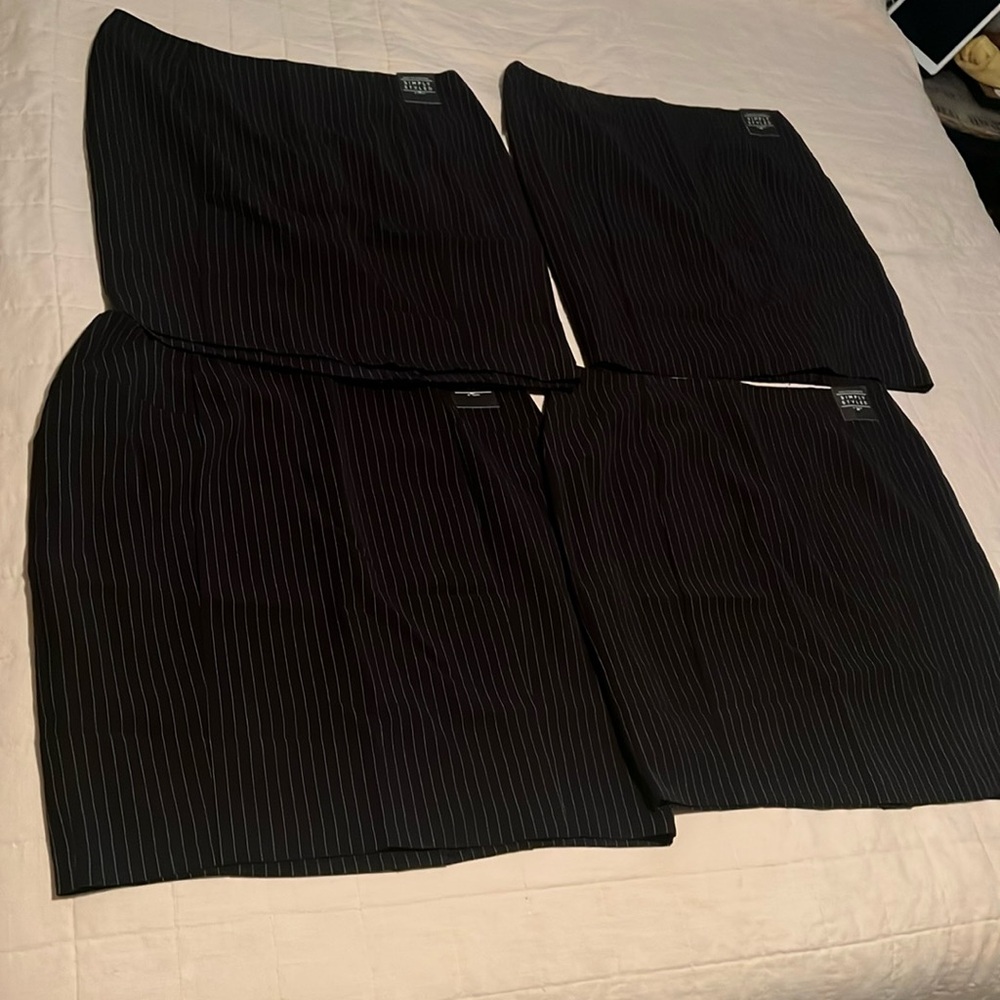 14 SIMPLY STYLED BY SEARS PINSTRIPED SKIRT BUNDLE OF 4